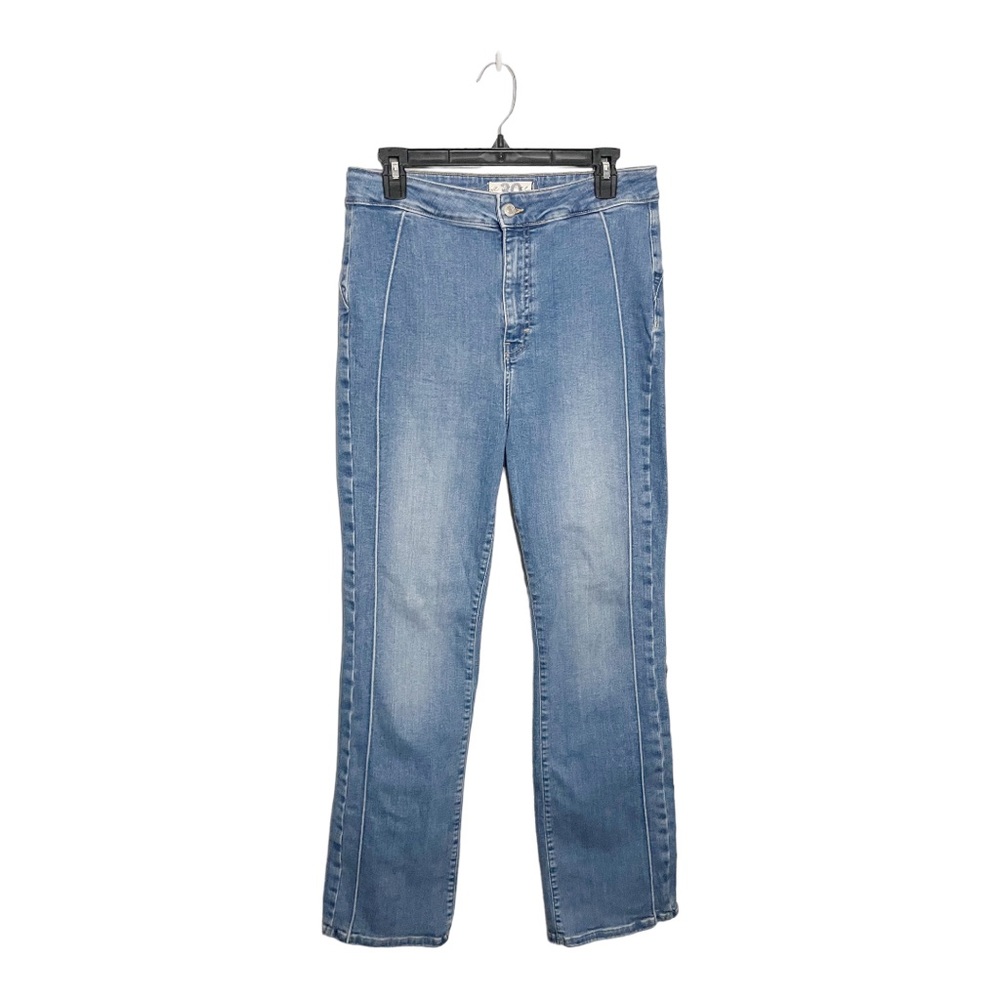 Free People Jeans Cross My Heart Slim Straight Jean Blue Size 30 We the Free - Picture 2 of 7
